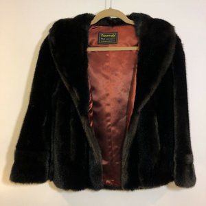 VTG Tissavel France 80s Stole Capelet Faux Fur